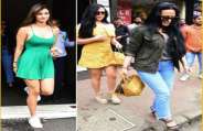 Disha Patani spot with tiger shroff mother ayesha and sister krishna