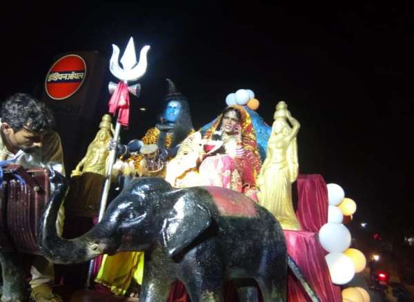 Lord shiva family procession