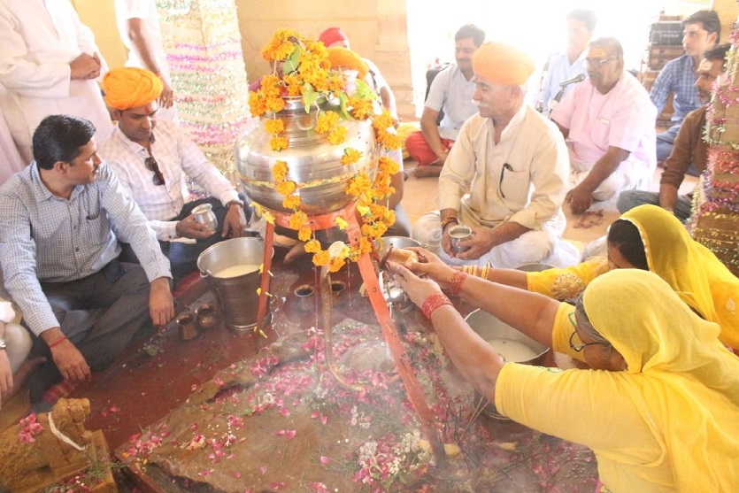Religious events on the second Monday of Savan in Jaisalmer