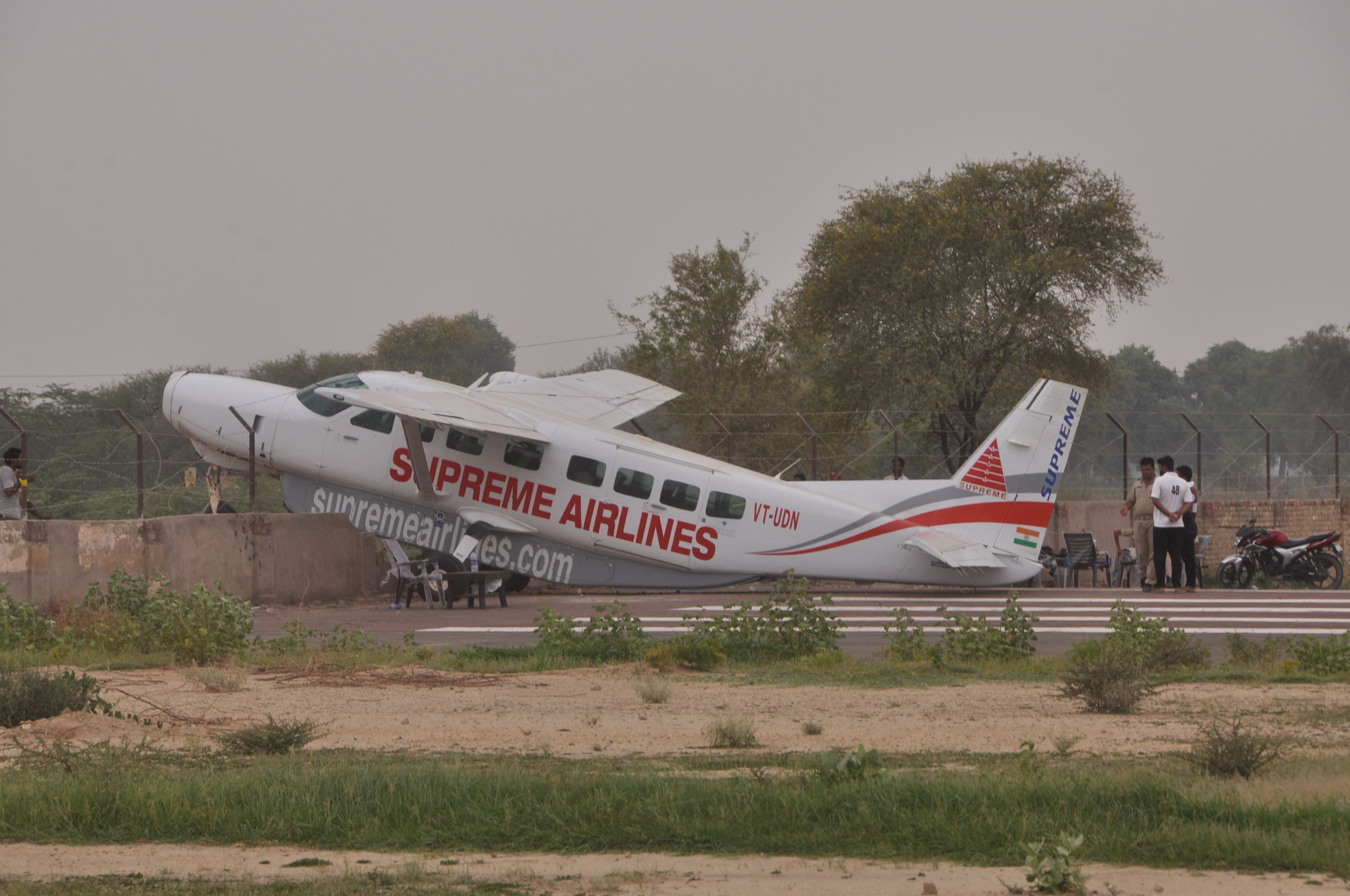 plane after accident