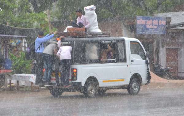 Heavy Rain In Alwar : Photos Of Rain In Alwar