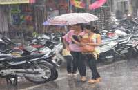 rain in udaipur