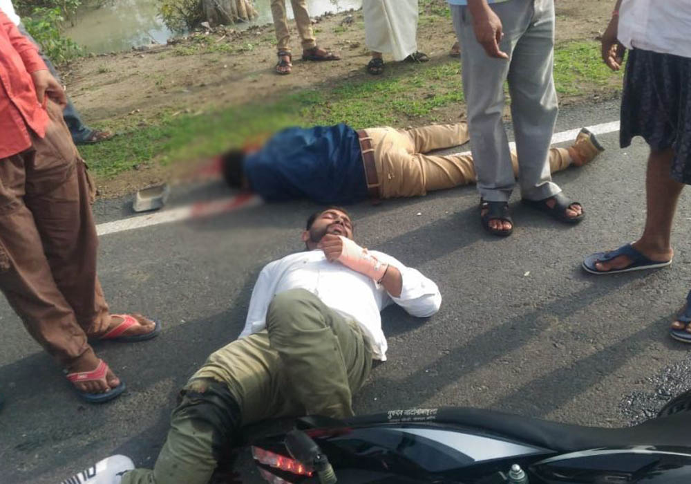 A young man dead in big road accident