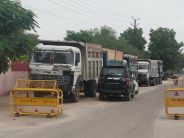 Illegal gravel mining