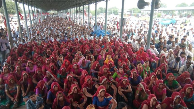 sikar Kisan andolan update