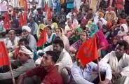 several organizations protest in front of collectorate in Hanumangarh