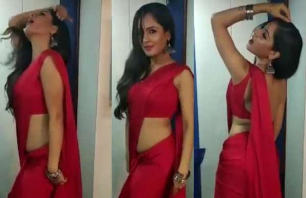 tv and bollywood actresses hot saree look photos