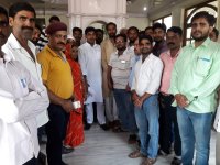 Before the election, district congress in the conflict