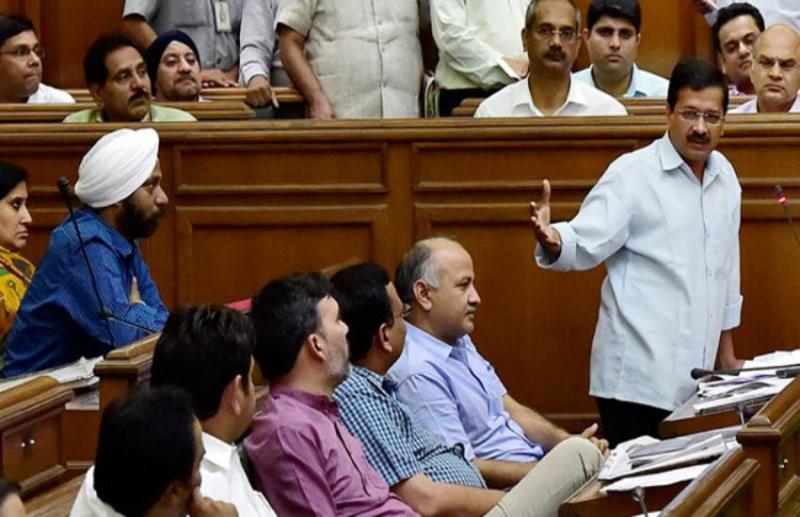 दिल्ली विधानसभा में मानसून सत्र के अंतिम दिन लगे मोदी महिला विरोधी के नारे