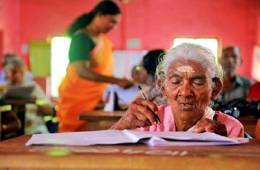96 year old grandmother from kerala passed her first test