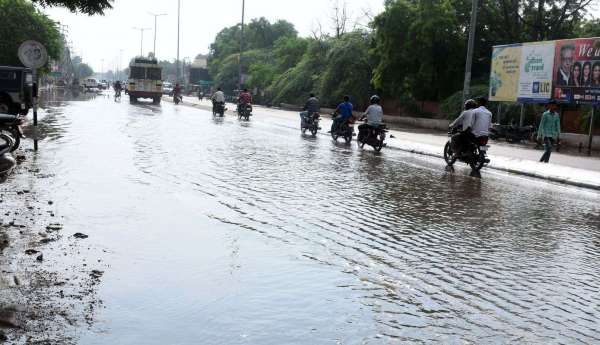 Rain in bikaner