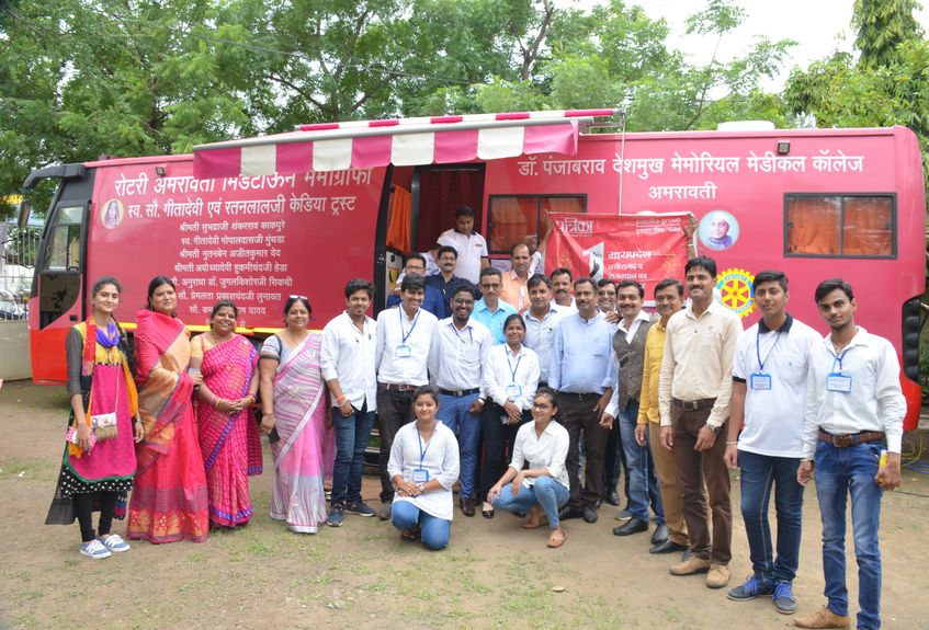 Cancer camp in khandwa