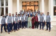 INDIAN CRICKET TEAM WITH ANUSHKA SHARMA 