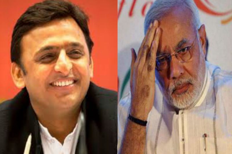 Akhilesh yadav and Pm Modi