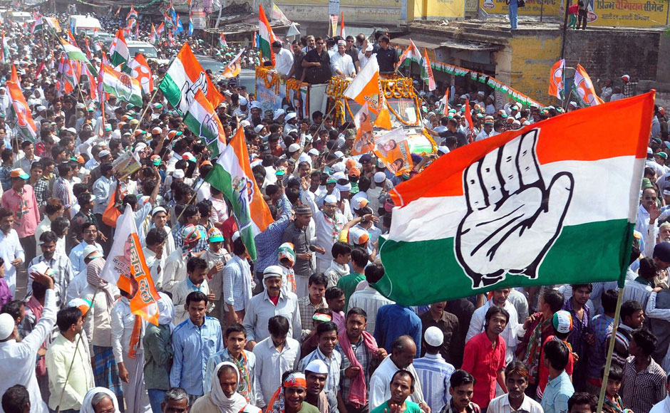 राहुल गांधी की सभा में हिस्सा लेने पहुंचे कांग्रेसी , देखें वीडियो