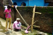 पारंपरिक व्यंजनों की खुशबु चारों ओर बिखरी रही