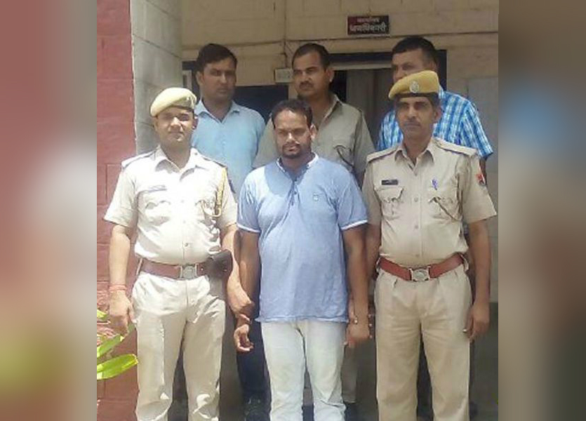 Ladnun Police arrests Most wanted from mumbai airport