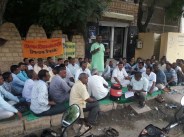 Rajasthan Teachers Association has protest on demands