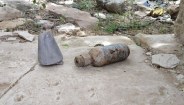 Sensation by found Suspicious object Like bombs in lathi