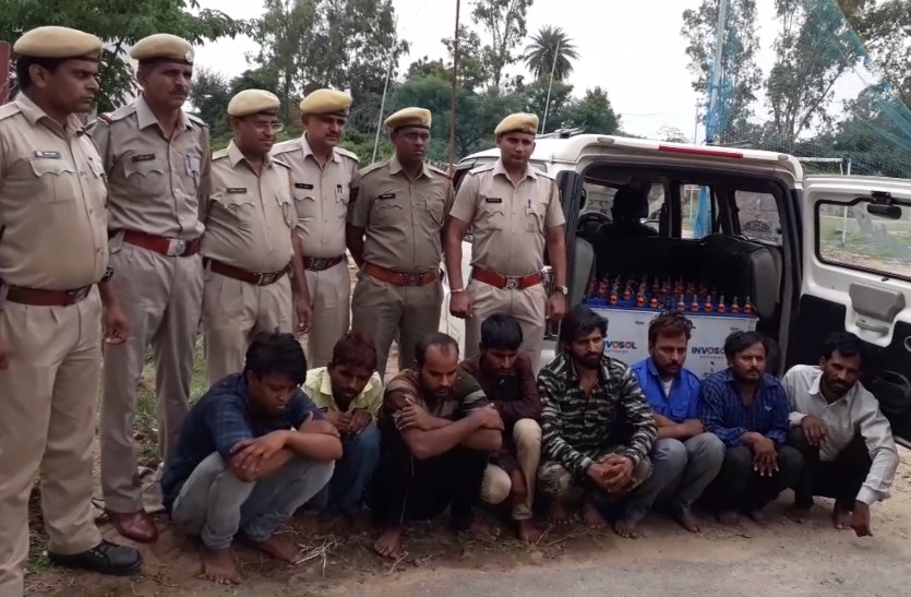 8 criminals arrested in Bhilwara