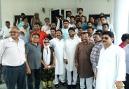 congress agitation against rafale deal in jhansi