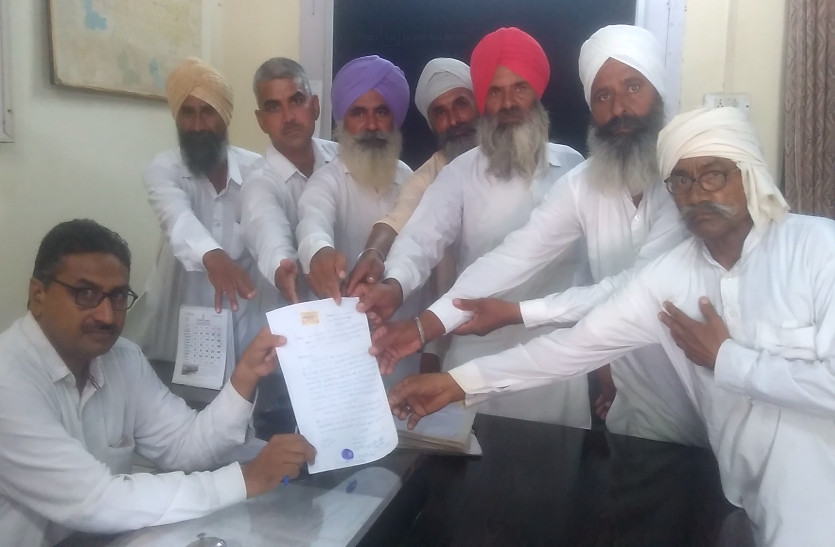 farmers demanded command area in Hanumangarh