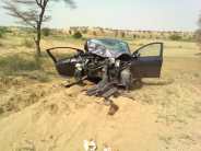 road accident in bikaner