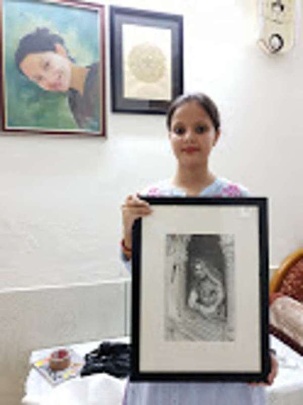 Zarreen hussain's beautiful painting 