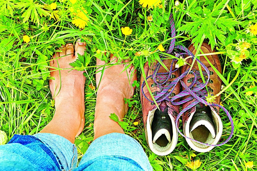 bare feet