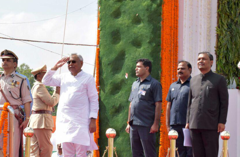 nitish on independence day