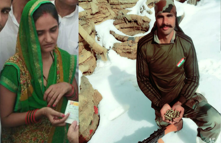 martyrs pushpendra wife 