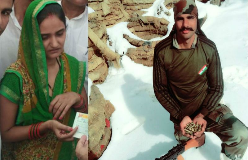 martyrs pushpendra wife