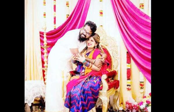 pregnant rambha dance photos at her baby shower