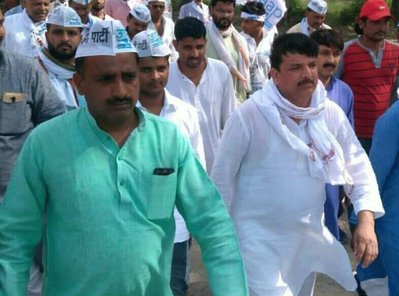 Aap Jan Adhikar Pad yatra did not get permission from government