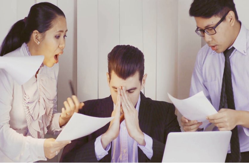 complaining to boss