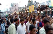 congress's big march in Jabalpur