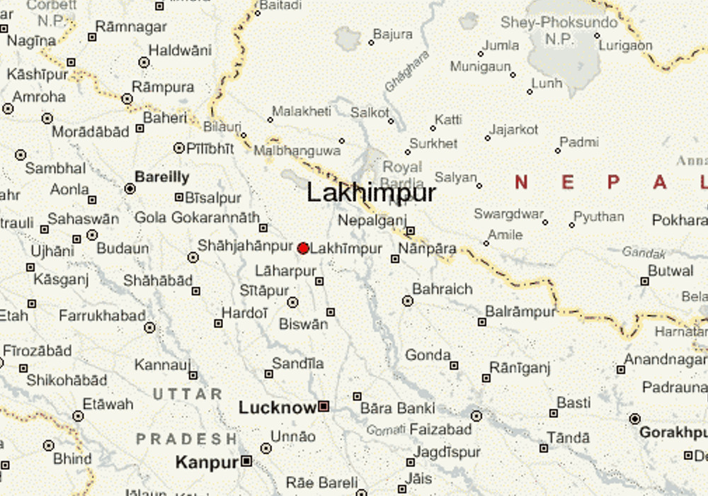 Lakhimpur Map