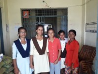 Milk-fruit, halwa serving on register at girl's hostel