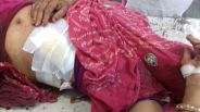 Husband attacked on wife