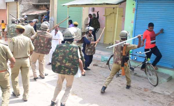 Fatehpur sikar Communal Tension live photos 