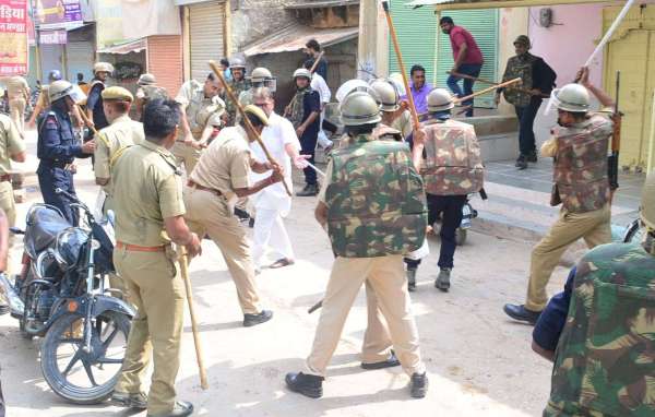 Fatehpur sikar Communal Tension live photos 