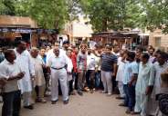 protest to solve problems of phalodi city