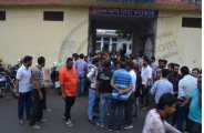 drunken driver ran bus in bhilwara