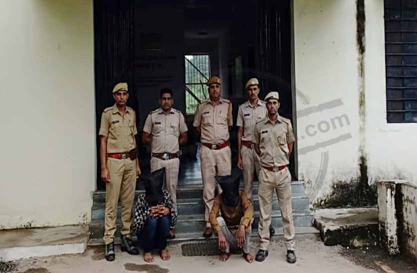 Busted and robbed gang in bhilwara