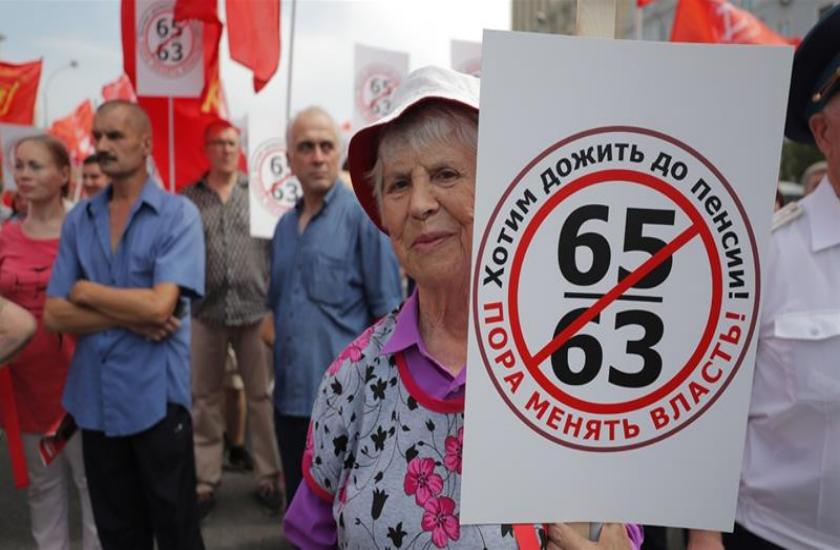 russian parliament to pass bill relating increase in retirement age