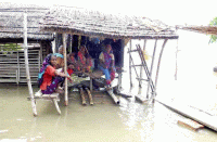 Saryu River Flood crosses highest Water level of this season
