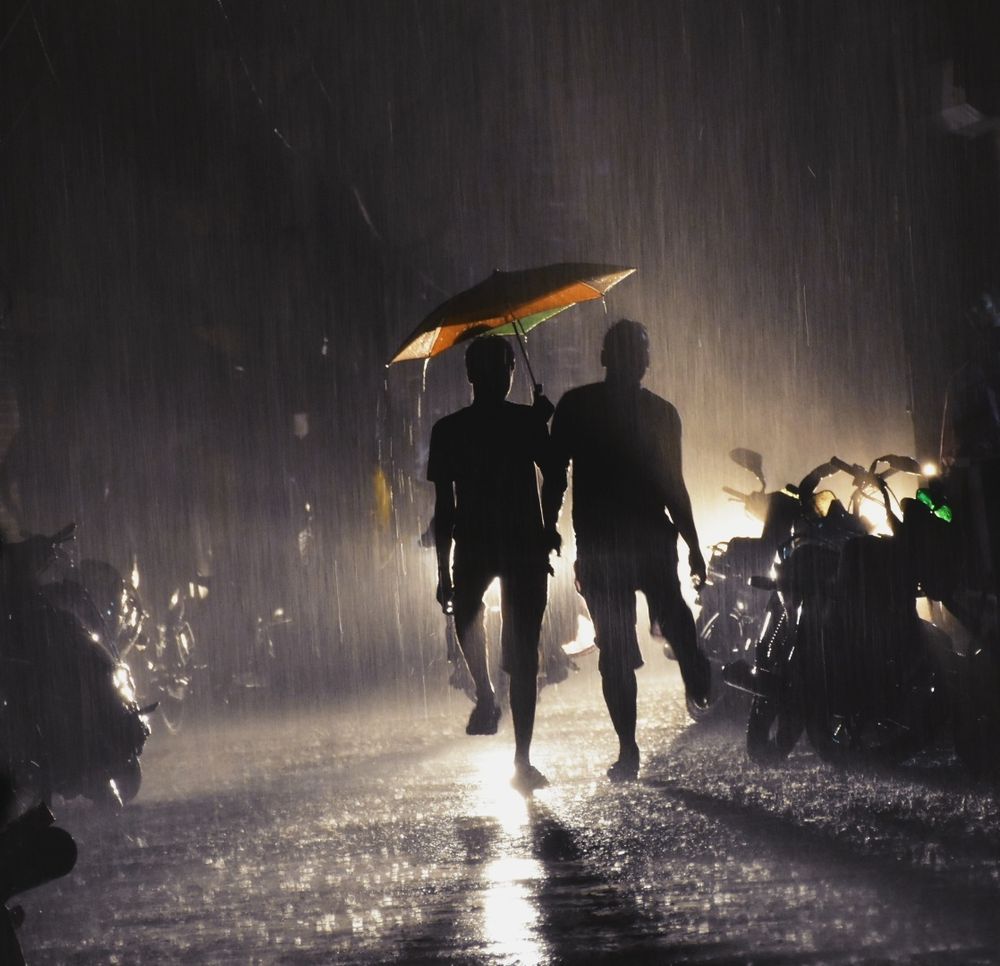 heavy rain in bikaner