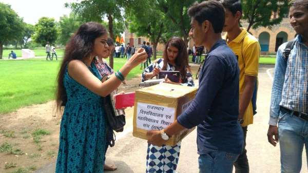 students collect money for kerla