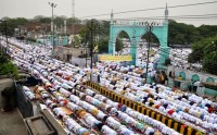 prayers offered at idgah on the occasion of eid ul adha in kanpur