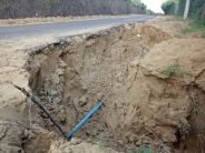Deep Pits on the road
